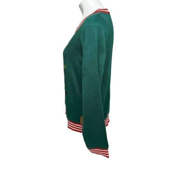 Tipsy Elves pole dancing Santa ugly Christmas sweater size M - Picture 6 of 12